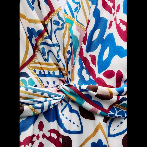 SATIN EFFECT PRINT JUMPSUIT - Picture 8 of 8